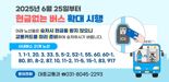 안양시, 25일부터 '현금없는 버스' 확대 시행…21개 노선 226대 적용