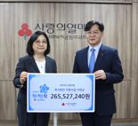 부산사랑의열매, 복지현안 지원사업 배분금 전달