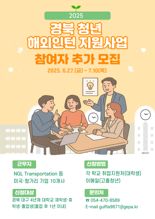 경북 청년 해외인턴 추가 모집