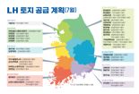 LH, 7월 전국에 60만㎡ 규모 551필지 공급