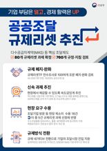 "선제적 규제혁파"...조달규제혁신委, 80개 '규제리셋'과제 확정