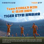 미래에셋 ‘TIGER ETF 팀 코리아’ 캠페인 진행