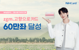 NH농협카드, 'zgm.고향으로카드' 60만좌 돌파