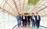 이성해 국가철도公 이사장,  남부내륙鐵 건설 현장점검