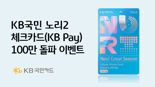 KB국민카드, 'KB국민 노리2 체크카드' 100만 달성