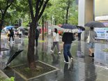 [르포]"바지 챙기고 구두 대신 장화"…여의도 출근길 전쟁
