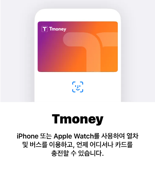 "띡" 아이폰 대고 버스·지하철 탄다..애플페이-티머니 연동