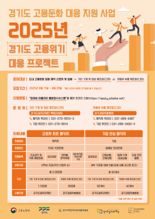 경기도일자리재단, ‘2025년 경기도 고용위기 대응 프로젝트’ 참여자 본격 모집