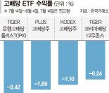 분리과세 실망감에… 힘빠진 고배당ETF [경제주체 흔드는 입법]