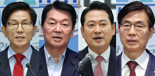 野당권, 김문수·안철수·장동혁·조경태 4파전..선명성 경쟁 본격화