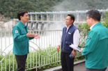 김진태 강원지사, 춘천 산사태 위험지역 긴급 점검...춘천·화천·철원 산사태 주의보