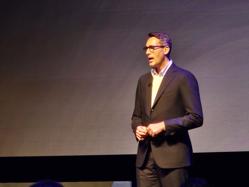 패트릭 쇠더룬드 넥슨 일본법인 회장이 31일 일본 도쿄에서 열린 자본시장 브리핑에서 발언하고 있다. 게임기자단 제공