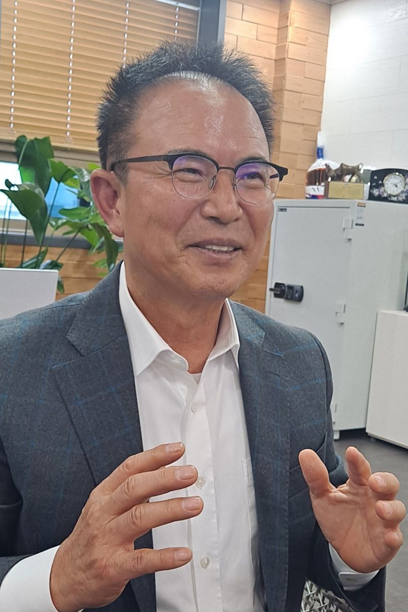 지아이텍 이인영 회장. 강경래 기자