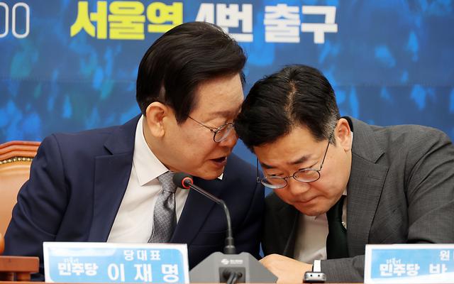 이재명 "한동훈, 입장 난처한 것 이해...만나서 논의해야"