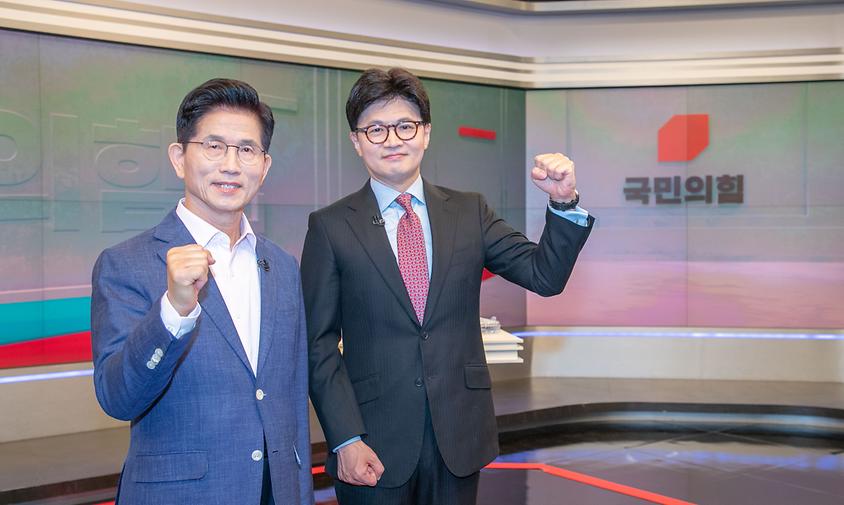 반탄 김문수냐, 찬탄 한동훈이냐…국힘 오늘 최종후보 선출