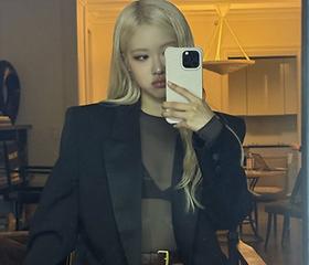 로제, 아찔한 시스루 의상 '눈길'