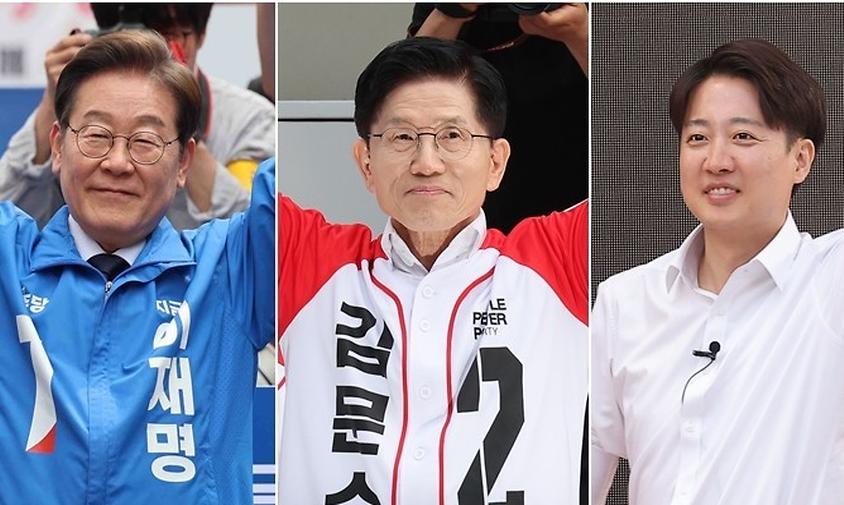이재명·김문수·이준석, 이번에는 PK서 보수표심 쟁탈전