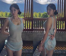 치어리더 안지현, 시선 사로잡는 뒤태…시스루 패션