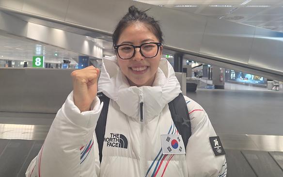 '밀라노 입성' 빙속 이나현 "깜짝 메달? 불가능하지 않아…후회없이 타겠다"