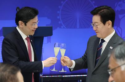 이 대통령, 오늘 싱가포르 총리와 정상회담…AI 커넥트 서밋 참석도