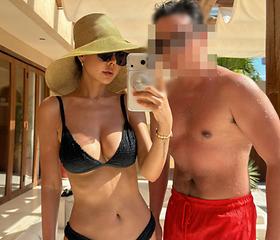 50세 김준희, 파격 비키니…연하 남편 옆에서 글래머 몸매 과시