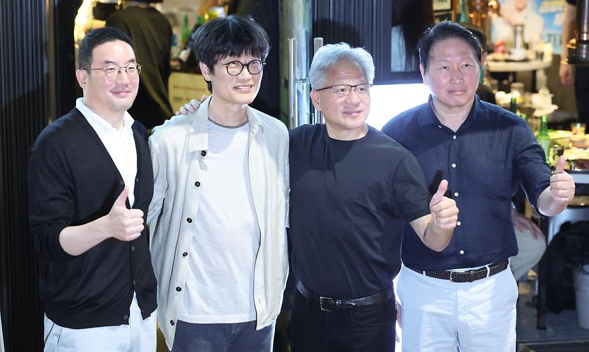 젠슨 황 "서울에 AI 기술센터 세운다"…8일 현대차·LG '로보틱스 주도' 韓기업 릴레이 회동