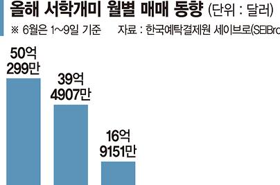 서학개미 돌아온다... 美주식 4조원 매도