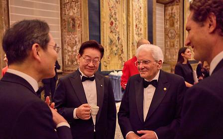 Lee Jae-yong and John Elkann Attend Italian State Dinner... President Lee Says, 