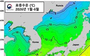 올 상반기 한국 바다 표층수온 역대 최고