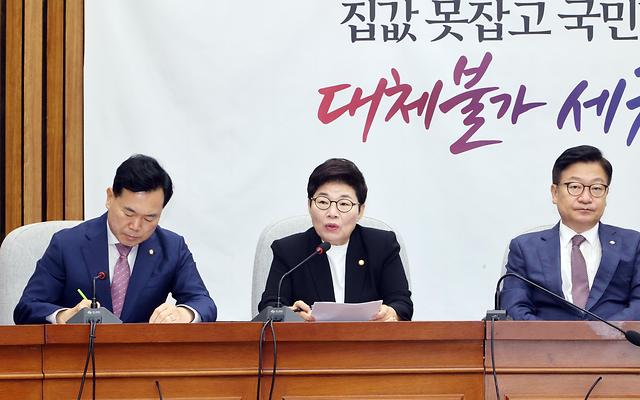 임이자 "특검 아닌 민생"... 여야 정책위 실무협의체 제안