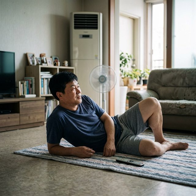 바닥에 대자로 눕기 vs 얇은 이불…한여름 체온 조절에 더 나은 선택은