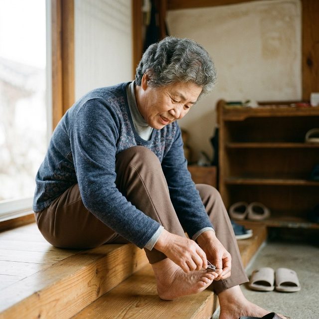 “발톱 깎다 허리 나갔다”…바닥에 앉아 숙이는 자세의 위험
