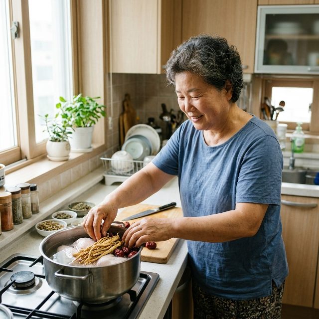 보양식 먹고 혈압 올랐다면, 저염·저당 시니어 삼계탕 조리법 확인하세요
