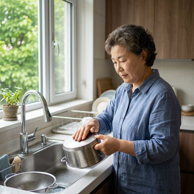 스텐 냄비 바닥에 생긴 하얀 점… 소금 넣는 순서가 만든 ‘점식 부식’