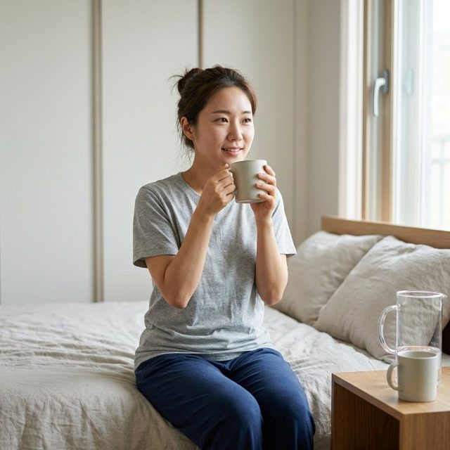 아침 공복 미지근한 물 한 잔, 몸에 일어나는 변화