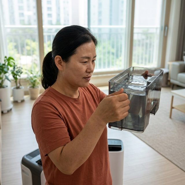 제습기 물통 바로 비우면 고장 나는 이유, 물보다 먼저 확인할 것