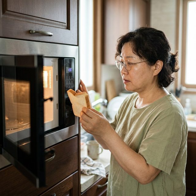 전자레인지 빵 데우면 왜 퍽퍽할까…촉촉함 유지하는 방법