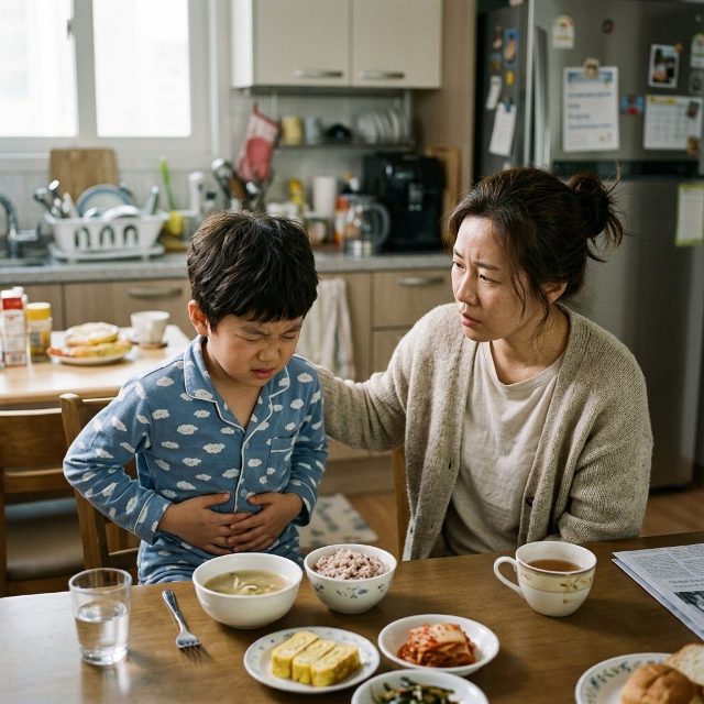 등교 전 “배 아파” 하는 아이…공복 저혈당·장 반응과 심리적 요인 확인해야