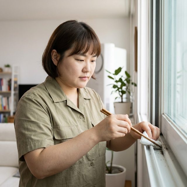 창틀 묵은 때 안 지워질 때…순서 하나로 해결된다