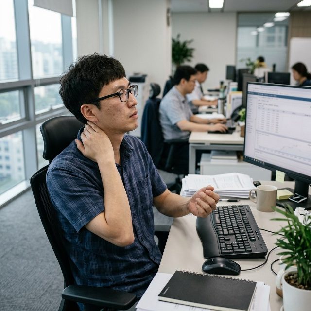 손 저리고 어깨 뻐근? 문제는 ‘몸’이 아니라 책상이다