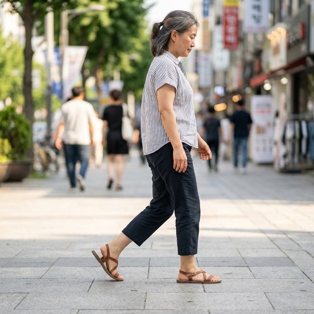 샌들 신는 계절, 발바닥 충격 흡수 안 되는 이유