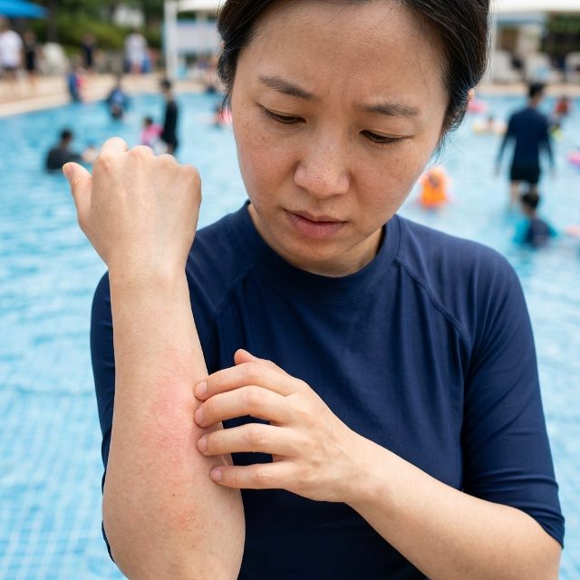워터파크 후 샤워했는데도 가렵다? 피부 보호막 손상 신호일 수 있다