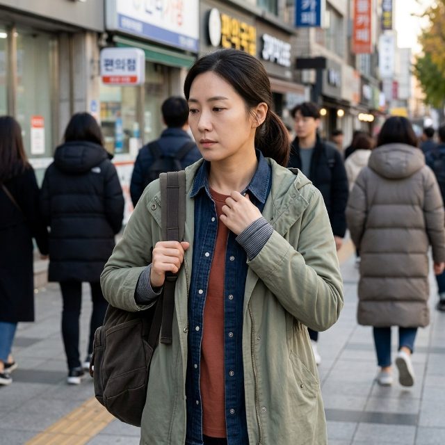 얇게 여러 겹 입을까, 두껍게 한 겹 입을까?…환절기 옷차림 비교
