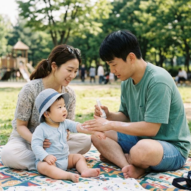 아기 피부는 6개월부터, 선크림 시작 시기와 올바른 사용법