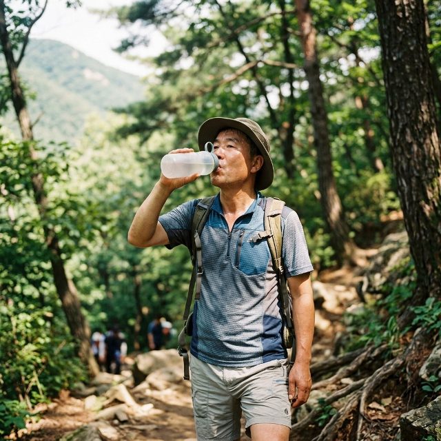 여름철 등산, 갈증 느끼기 전 수분 보충이 핵심