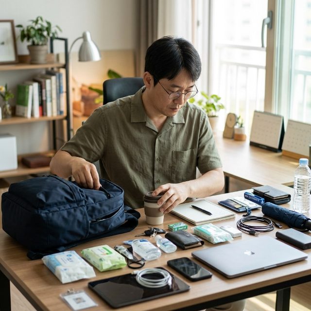 매일 들고 다니는 가방이 3kg이 넘는다면, 빼야 할 것과 남길 것
