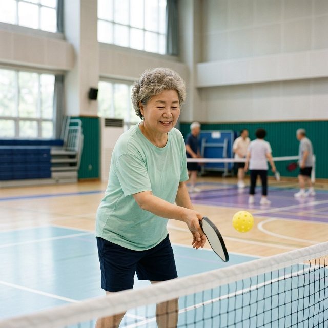 70대도 할 수 있다는 피클볼, 부모님과 시작해도 될까