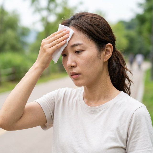 땀 나서 물티슈로 닦았을 뿐인데… 피부가 더 뒤집히는 이유