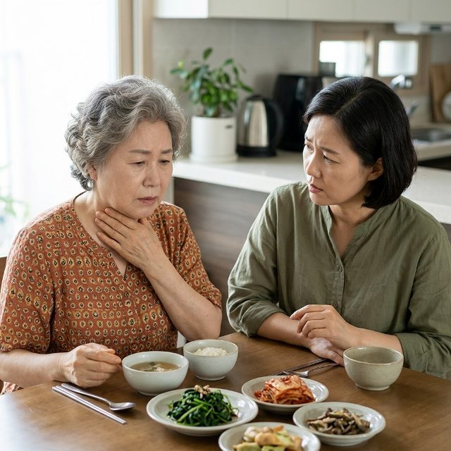 식사 때마다 사레 드는 부모님, 단순 노화가 아닐 수 있다