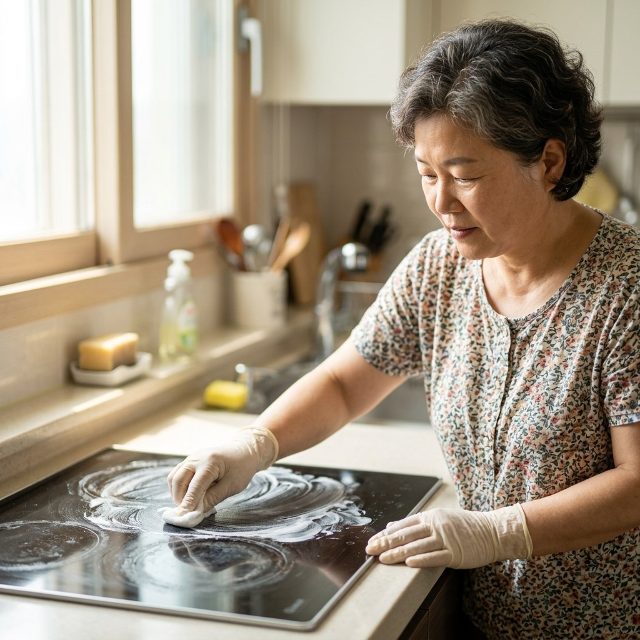 새것처럼 반짝이는 주방의 비밀…인덕션·가스레인지 3단계 청소법